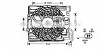 Вентилятор радиатора AVA BS62910 Вентилятор радиатора AVA BS62910