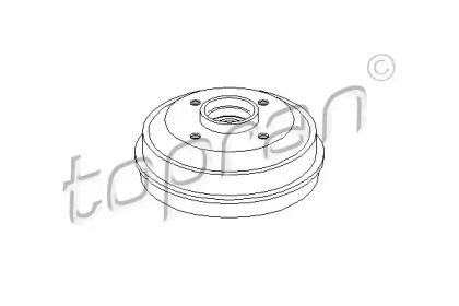 Задний тормозной барабан Topran BS274314
