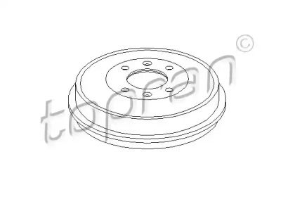 Задний тормозной барабан Topran BS274372
