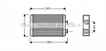 Радиатор печки AVA BS118443 Радиатор печки AVA BS118443
