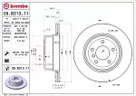 Тормозной диск BREMBO BS139556