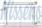Радиатор охлаждения двигателя NISSENS BS92349