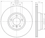 Тормозной диск TEXTAR BS139507 Тормозной диск TEXTAR BS139507