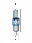 Топливный фильтр UFI BS174098 Топливный фильтр UFI BS174098