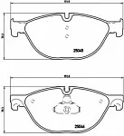 Тормозные накладки BREMBO BS150217