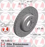 Тормозной диск ZIMMERMANN BS140160 Тормозной диск ZIMMERMANN BS140160