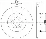 Тормозной диск TEXTAR BS140266
