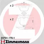 Тормозные колодки ZIMMERMANN Задние BS145174