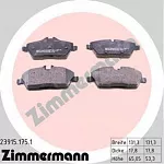 Тормозные колодки ZIMMERMANN Передние BS144938 Тормозные колодки ZIMMERMANN Передние BS144938