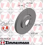 Тормозной диск ZIMMERMANN BS139209