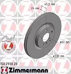 Тормозной диск ZIMMERMANN BS139772