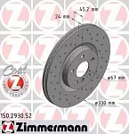 Тормозной диск ZIMMERMANN BS140172