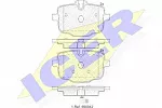 Тормозные накладки ICER BS148373