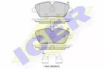 Тормозные накладки ICER BS148163