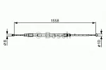 Трос ручника BOSCH BS151619