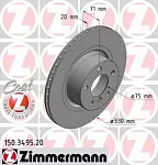 Тормозной диск ZIMMERMANN BS139501