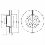 Тормозной диск DELPHI BS139758