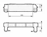 Интеркулер NRF BS66738 Интеркулер NRF BS66738