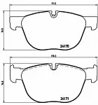 Тормозные накладки BREMBO BS150070