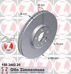 Тормозной диск ZIMMERMANN BS139861