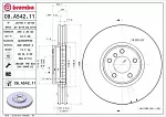 Тормозной диск BREMBO BS139942