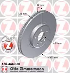 Тормозной диск ZIMMERMANN BS140206