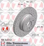 Тормозной диск ZIMMERMANN BS140145 Тормозной диск ZIMMERMANN BS140145