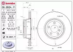Тормозной диск BREMBO BS139825