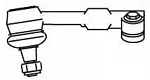 Наконечник рулевой тяги FRAP BS128374