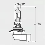 Лампа ближнего / дальнего света OSRAM BS57513