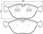 Тормозные колодки BREMBO Передние BS145149 Тормозные колодки BREMBO Передние BS145149