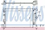 Радиатор охлаждения двигателя NISSENS BS91498