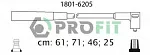 Провода зажигания высоковольтные PROFIT BS44368