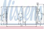 Радиатор кондиционера NISSENS BS99407