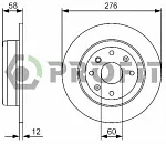 Тормозной диск PROFIT BS136016