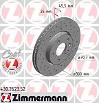 Тормозной диск ZIMMERMANN BS140161