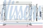 Радиатор кондиционера NISSENS BS99625