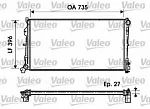 Радиатор охлаждения двигателя VALEO BS91476