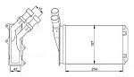 Радиатор печки NRF BS117956