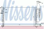 Радиатор охлаждения двигателя NISSENS BS90529