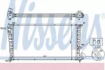 Радиатор охлаждения двигателя NISSENS BS90225