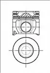 Поршень двигателя NURAL BS79463 Поршень двигателя NURAL BS79463