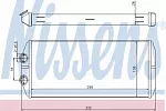 Радиатор отопителя печки NISSENS BS117615