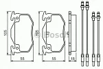 Тормозные накладки BOSCH BS145980