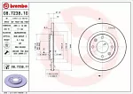 Тормозной диск BREMBO BS136423