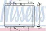 Радиатор охлаждения двигателя NISSENS BS90416