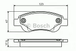 Тормозные колодки BOSCH Передние BS143515 Тормозные колодки BOSCH Передние BS143515