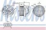 Вентилятор отопителя NISSENS BS116164