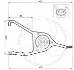 Вентилятор радиатора NRF BS62557