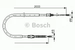 Трос ручника BOSCH BS151894